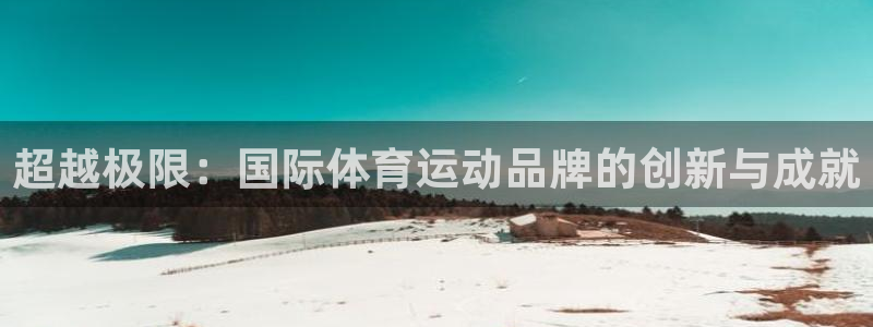 k1体育链接多少：超越极限：国际体育运动品牌的创新与成就